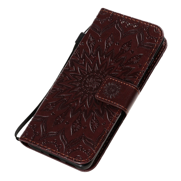 For Galaxy S20 Sun Print Horizontal Flip Protective Case with Holder & Card Slots & Wallet
