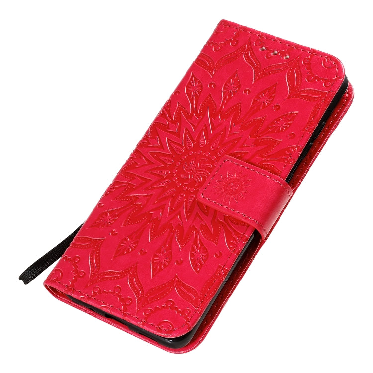 For Galaxy S20 Sun Print Horizontal Flip Protective Case with Holder & Card Slots & Wallet