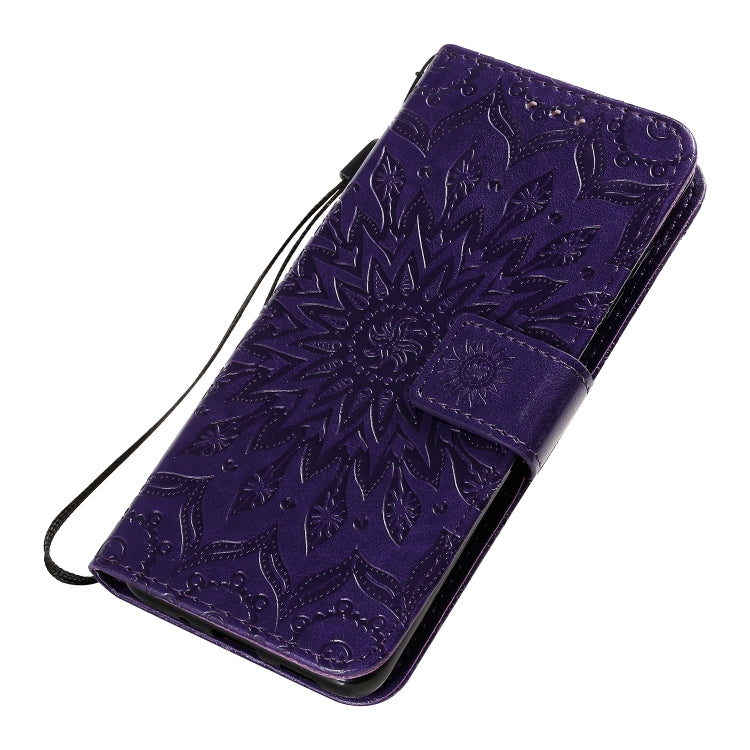 For Galaxy S20 Sun Print Horizontal Flip Protective Case with Holder & Card Slots & Wallet