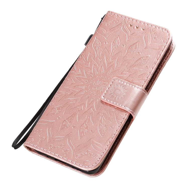 For Galaxy S20 Sun Print Horizontal Flip Protective Case with Holder & Card Slots & Wallet