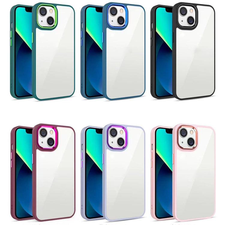 For iPhone 12 Pro Max 3 in 1 Electroplated Acrylic Phone Case