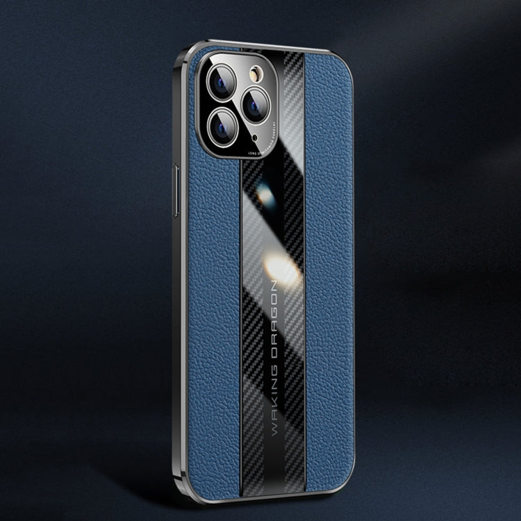 Racing Car Design Leather Electroplating Process Anti-fingerprint Protective Phone Case For iPhone 11 Pro