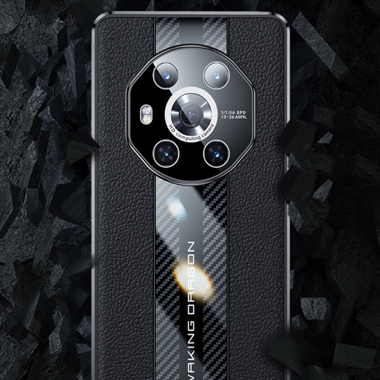 For Honor Magic3 Racing Car Design Leather Electroplating Process Anti-fingerprint Protective Phone Case