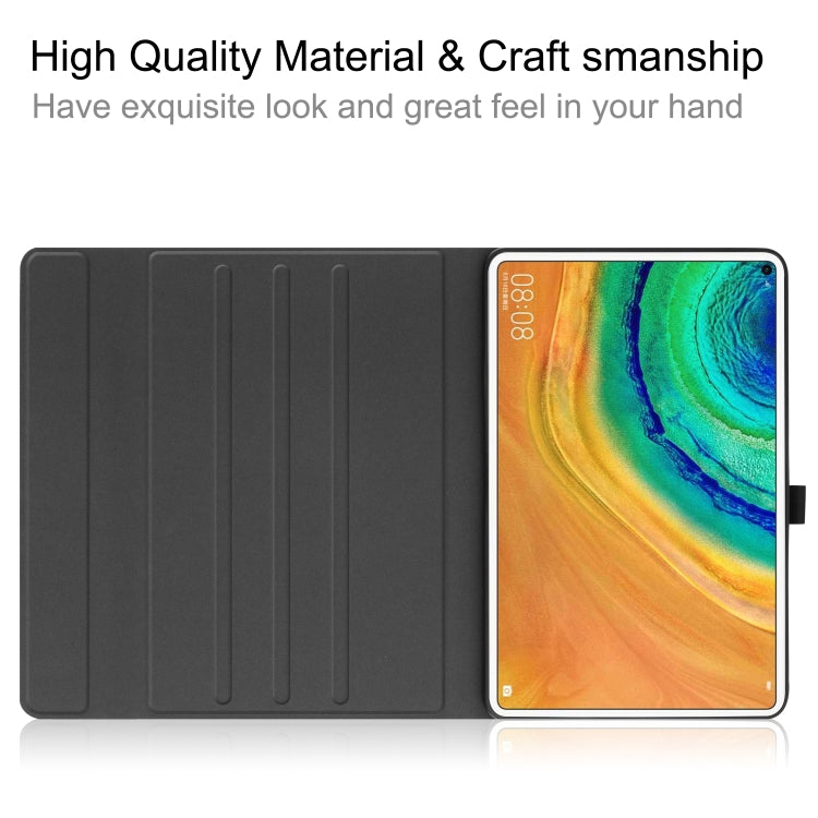 For Huawei Matepad Pro 10.8 Cloth Texture TPU Protective Case with Holder