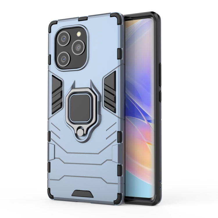 For Honor 60 SE PC + TPU Shockproof Protective Phone Case with Magnetic Ring Holder