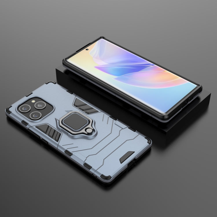 For Honor 60 SE PC + TPU Shockproof Protective Phone Case with Magnetic Ring Holder