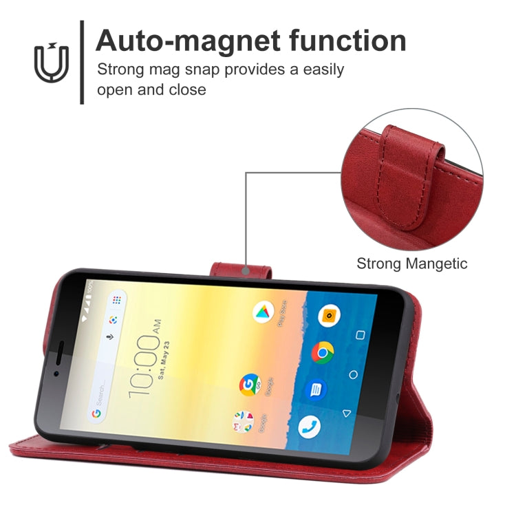 For Sky Device Elite P55 Leather Phone Case