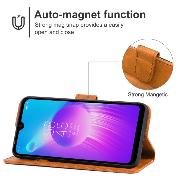 For Tecno SPARK GO Leather Phone Case