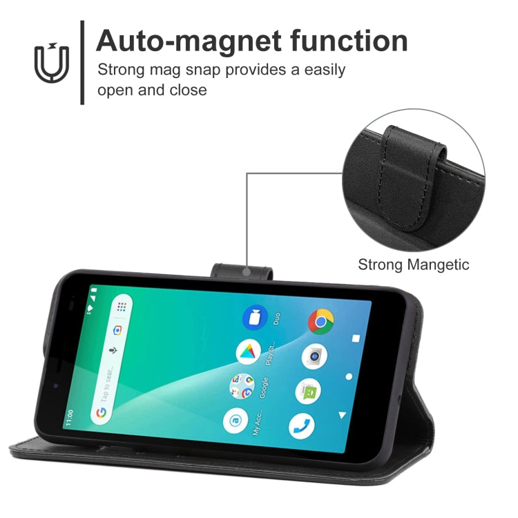 For Unimax UMX U696CL Leather Phone Case