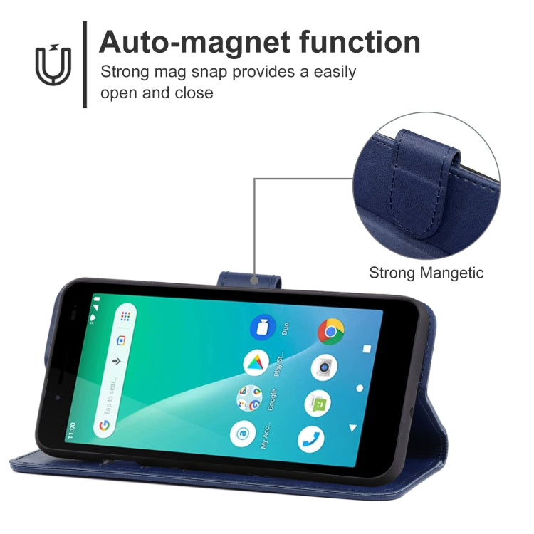 For Unimax UMX U696CL Leather Phone Case