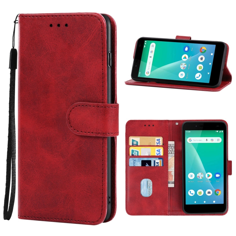 For Unimax UMX U696CL Leather Phone Case