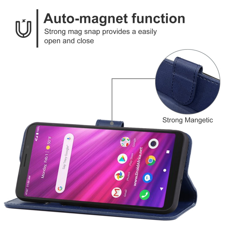 For Alcatel Axel (5004R) / Lumos (DALN5023) Leather Phone Case