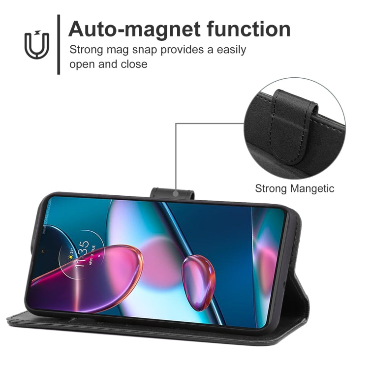For Motorola Edge+ 2022 / Edge 30 Pro Leather Phone Case
