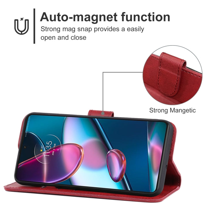 For Motorola Edge+ 2022 / Edge 30 Pro Leather Phone Case
