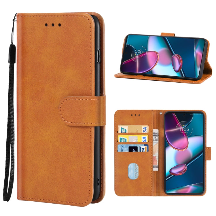 For Motorola Edge+ 2022 / Edge 30 Pro Leather Phone Case