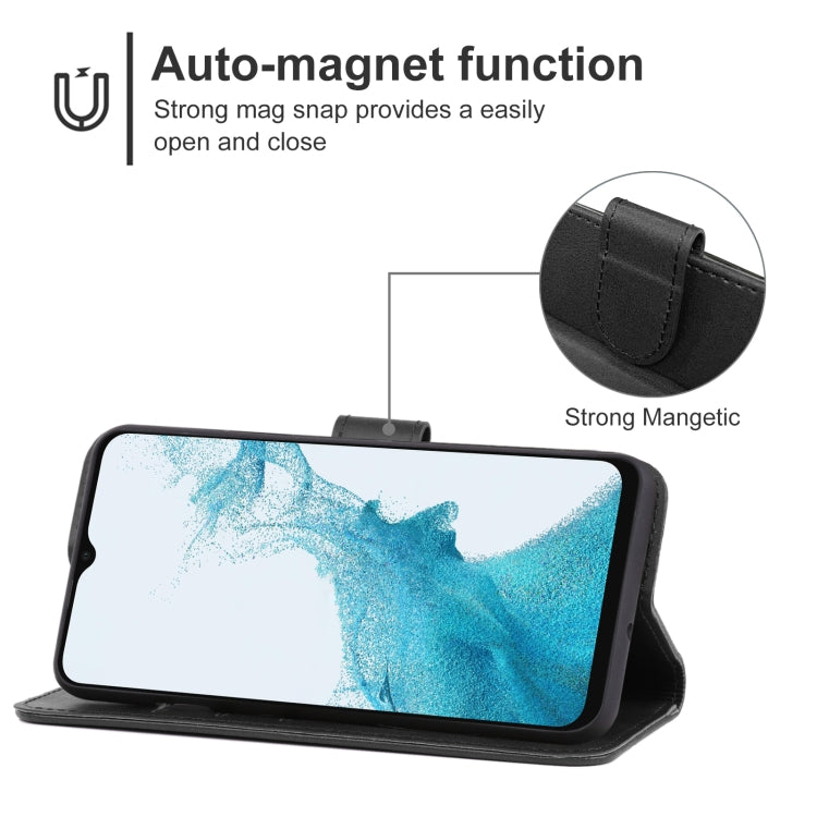 For Samsung Galaxy A23 4G Leather Phone Case