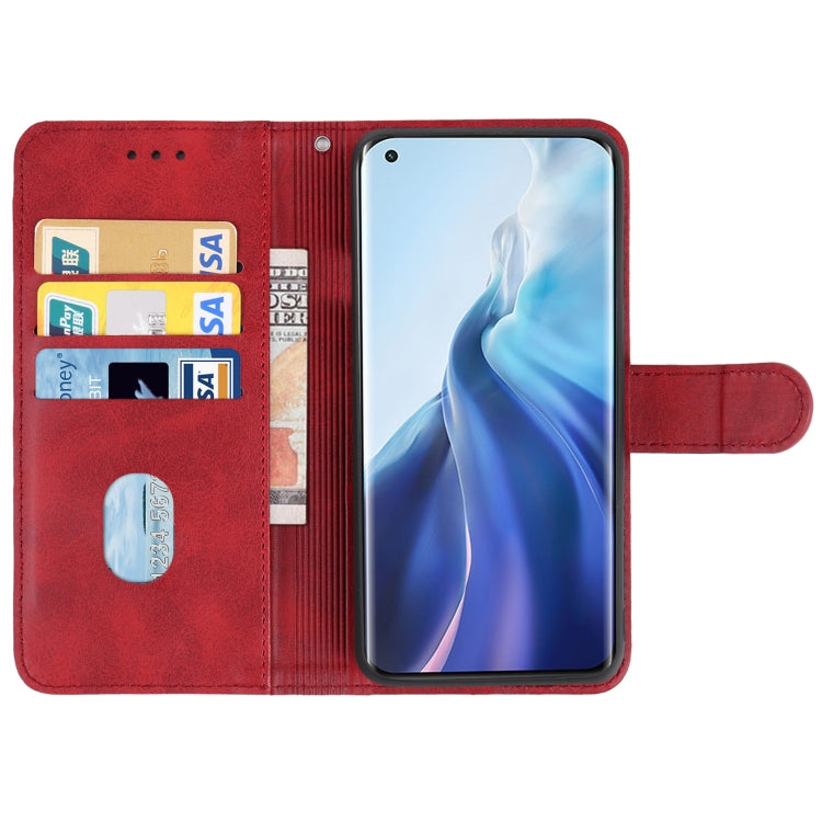For Xiaomi Mi 11 Leather Phone Case
