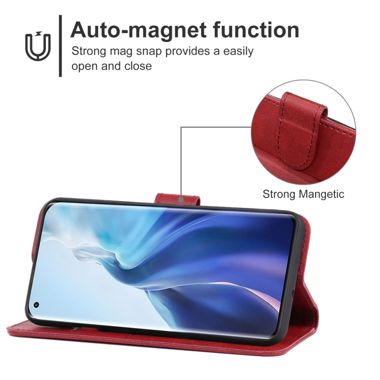 For Xiaomi Mi 11 Leather Phone Case