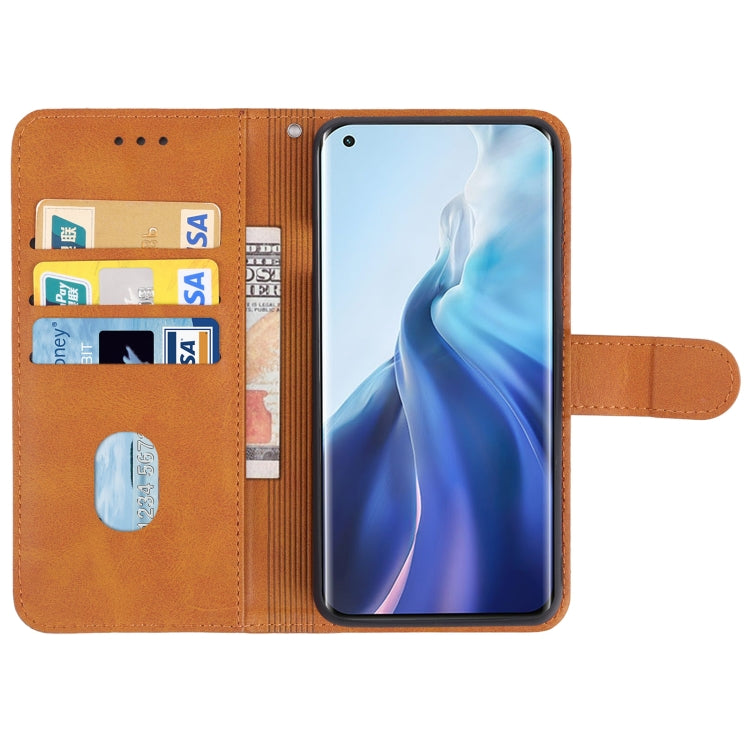 For Xiaomi Mi 11 Leather Phone Case