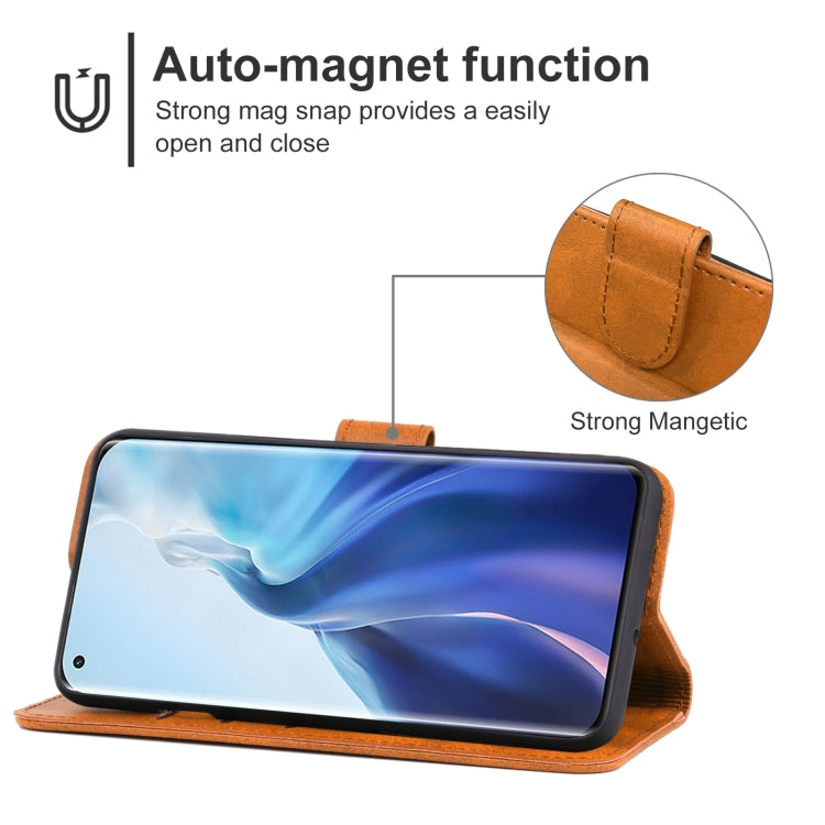 For Xiaomi Mi 11 Leather Phone Case