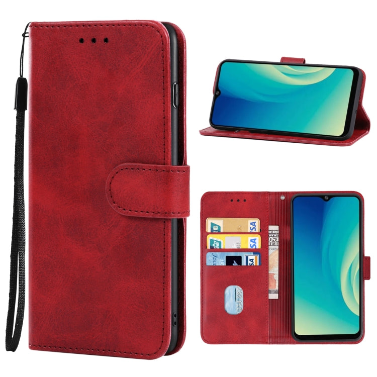 For ZTE Blade A52 Leather Phone Case