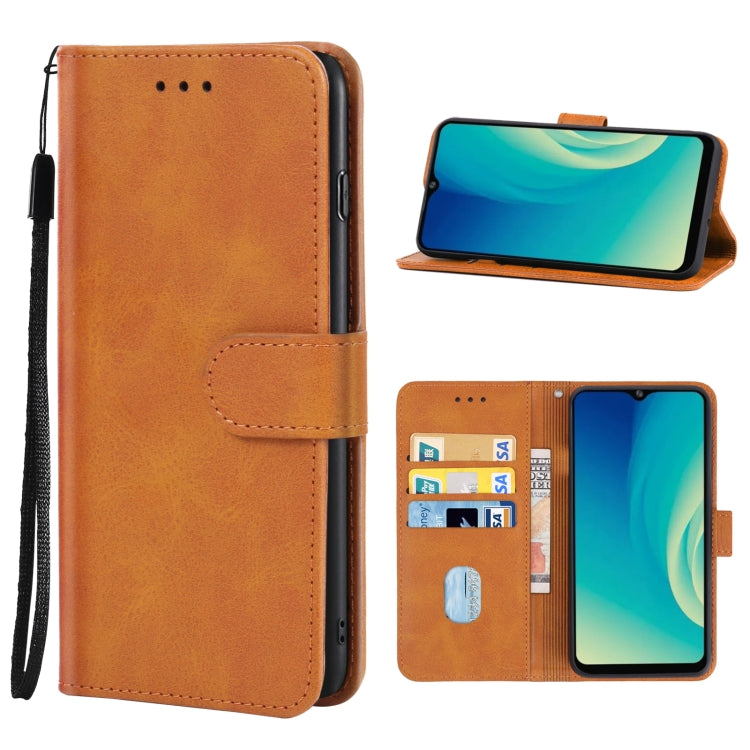 For ZTE Blade A52 Leather Phone Case