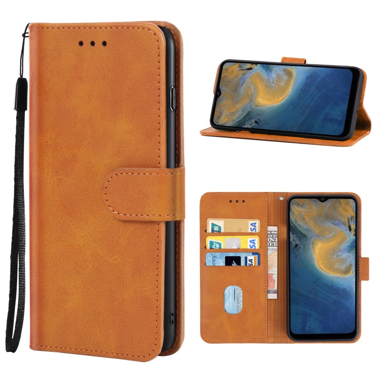 For ZTE Blade A72 4G / V40 Vita Leather Phone Case