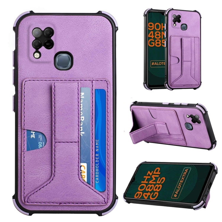 For Infinix Hot 10T / Hot 10S Dream Holder Card Bag Shockproof Phone Case