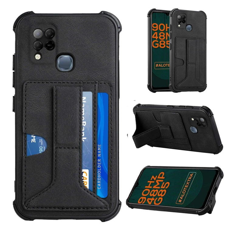 For Infinix Hot 10T / Hot 10S Dream Holder Card Bag Shockproof Phone Case