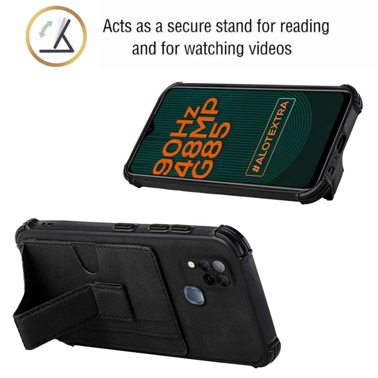 For Infinix Hot 10T / Hot 10S Dream Holder Card Bag Shockproof Phone Case