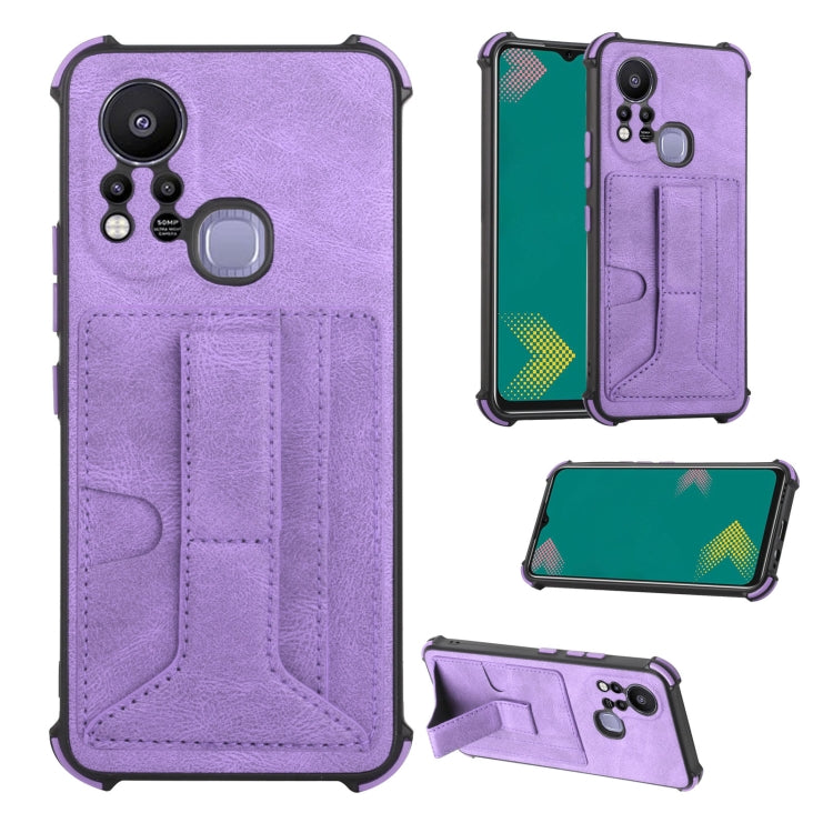 For Infinix Hot 11S Dream Holder Card Bag Shockproof Phone Case