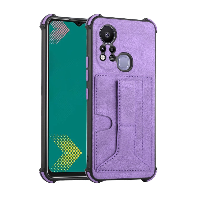 For Infinix Hot 11S Dream Holder Card Bag Shockproof Phone Case