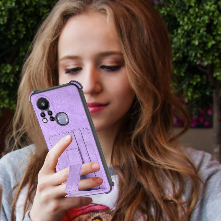 For Infinix Hot 11S Dream Holder Card Bag Shockproof Phone Case