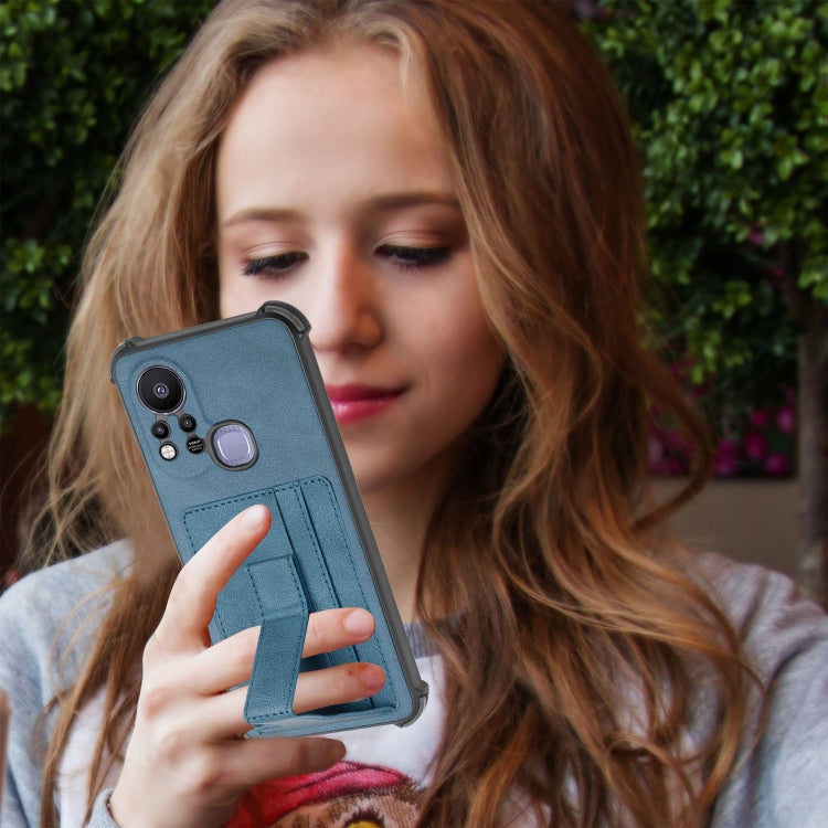 For Infinix Hot 11S Dream Holder Card Bag Shockproof Phone Case