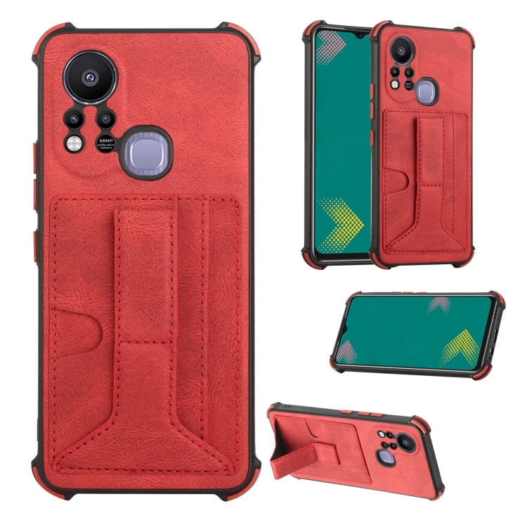 For Infinix Hot 11S Dream Holder Card Bag Shockproof Phone Case