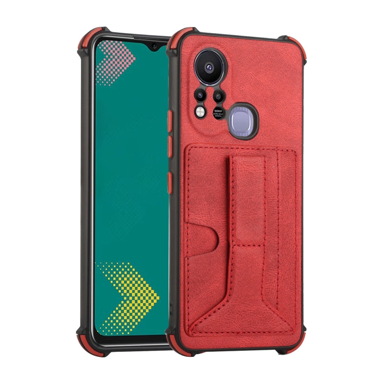 For Infinix Hot 11S Dream Holder Card Bag Shockproof Phone Case