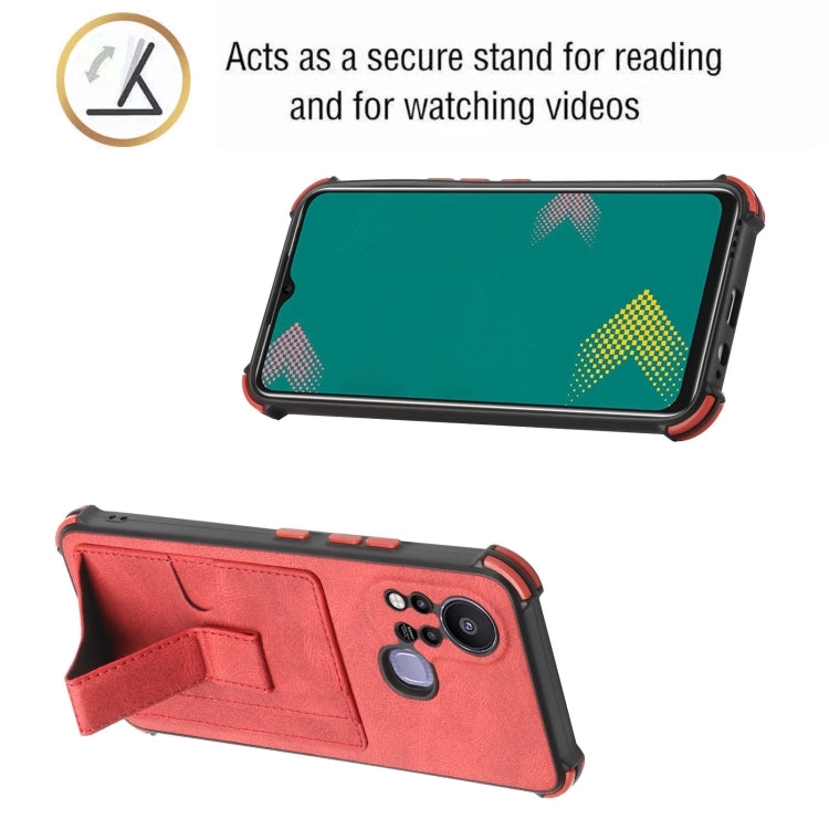 For Infinix Hot 11S Dream Holder Card Bag Shockproof Phone Case