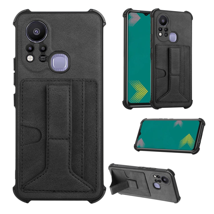 For Infinix Hot 11S Dream Holder Card Bag Shockproof Phone Case