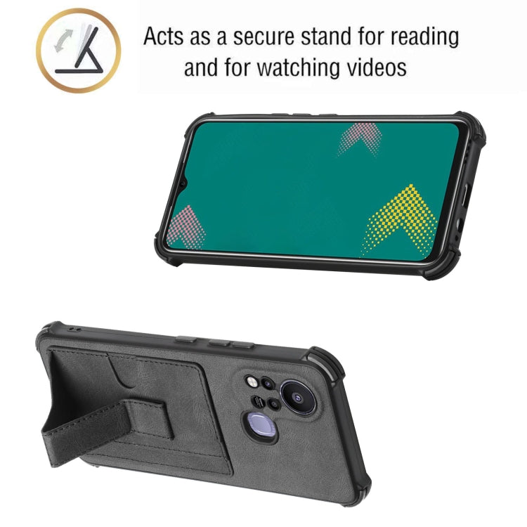For Infinix Hot 11S Dream Holder Card Bag Shockproof Phone Case