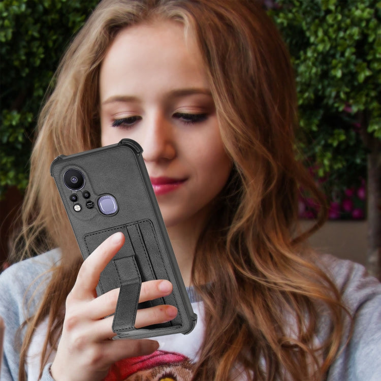 For Infinix Hot 11S Dream Holder Card Bag Shockproof Phone Case
