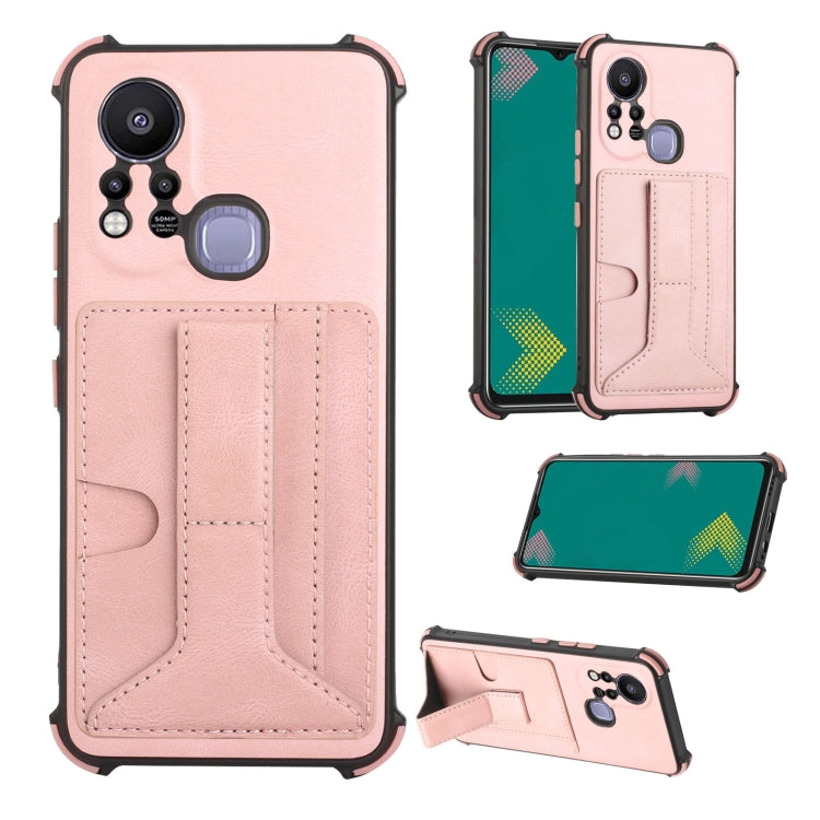 For Infinix Hot 11S Dream Holder Card Bag Shockproof Phone Case