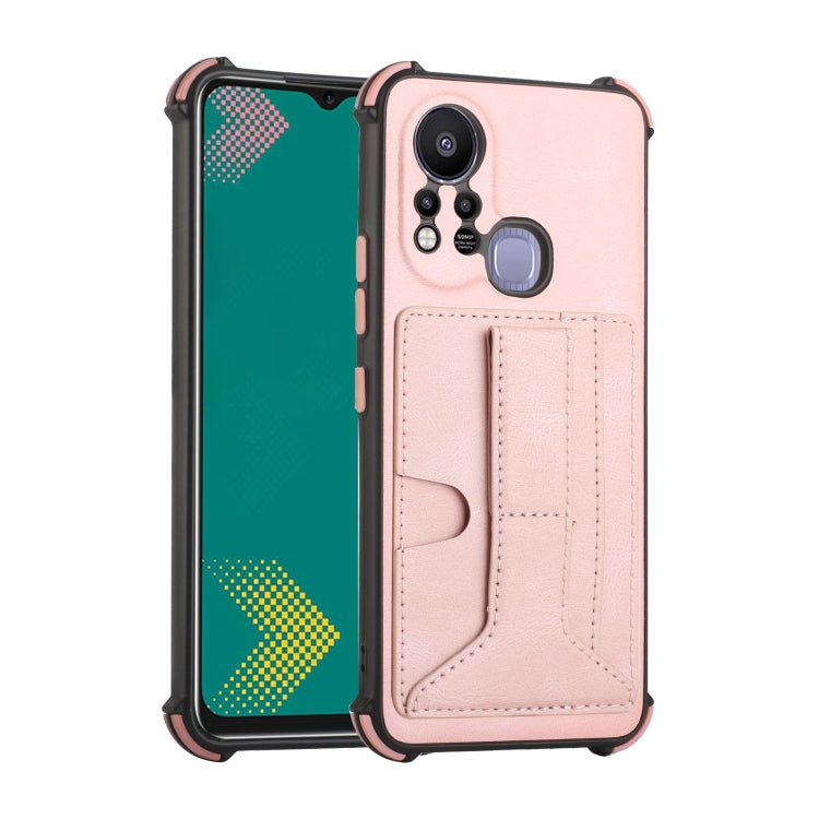 For Infinix Hot 11S Dream Holder Card Bag Shockproof Phone Case