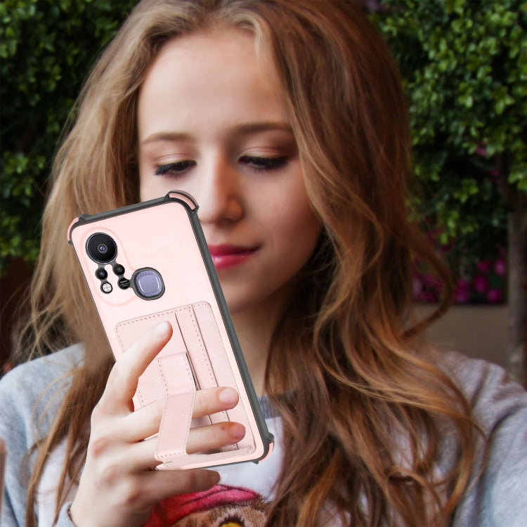 For Infinix Hot 11S Dream Holder Card Bag Shockproof Phone Case