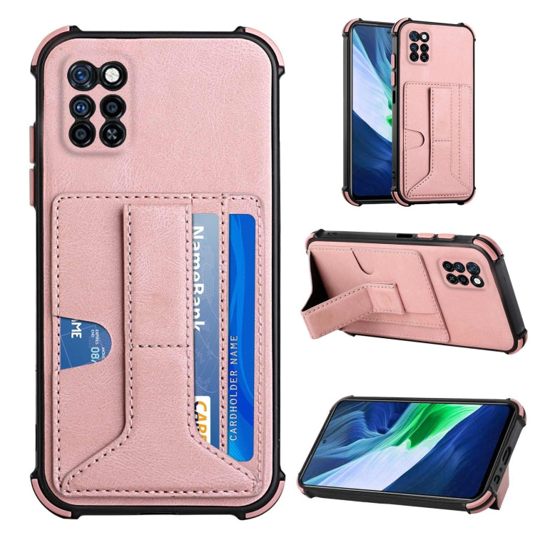 For Infinix Note 10 Pro Dream Holder Card Bag Shockproof Phone Case