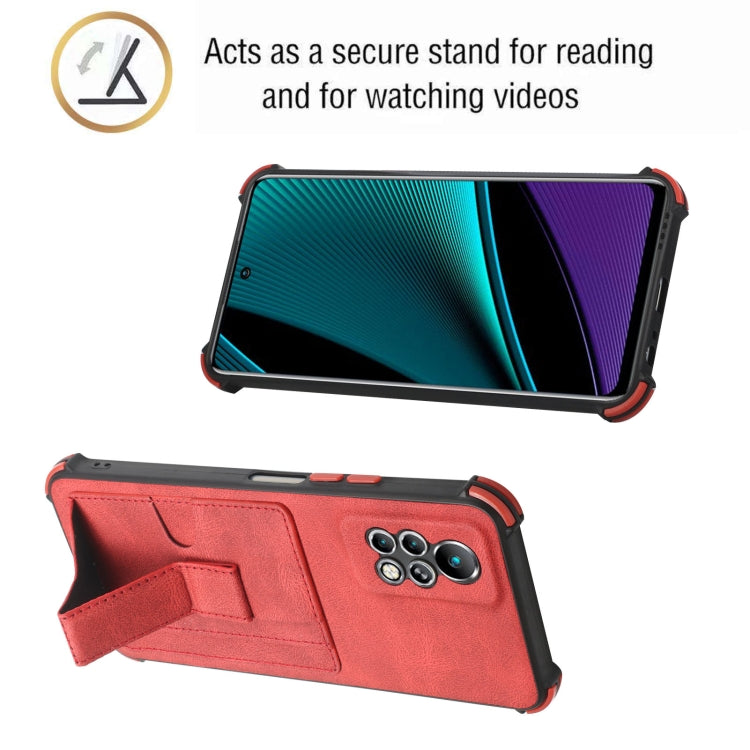 For Infinix Note 11 Pro Dream Holder Card Bag Shockproof Phone Case