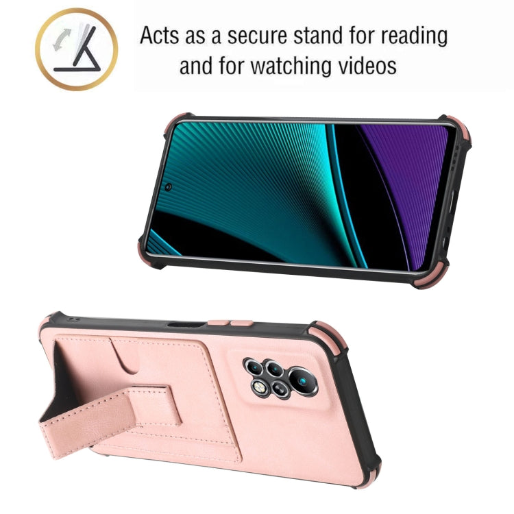For Infinix Note 11 Pro Dream Holder Card Bag Shockproof Phone Case