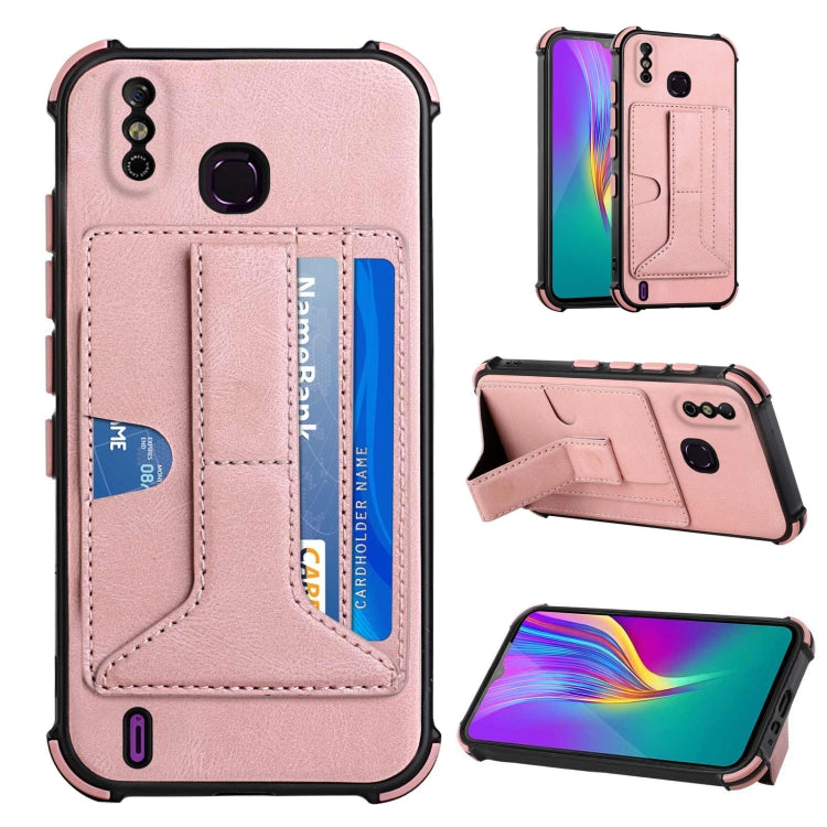 For Infinix Smart X653 Dream Holder Card Bag Shockproof Phone Case