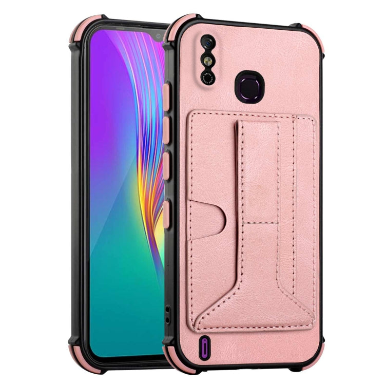 For Infinix Smart X653 Dream Holder Card Bag Shockproof Phone Case
