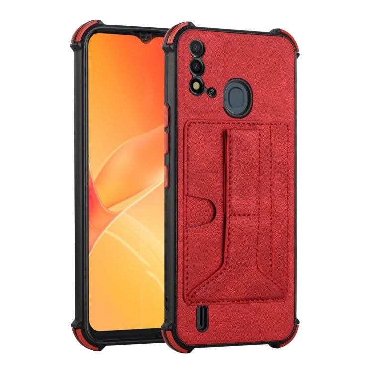 For Itel P37 Dream Holder Card Bag Shockproof Phone Case