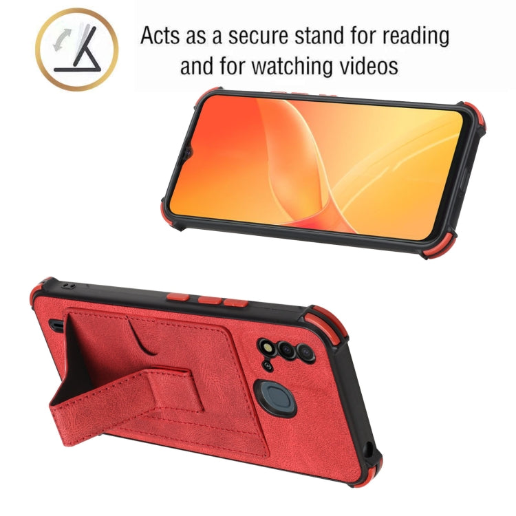 For Itel P37 Dream Holder Card Bag Shockproof Phone Case